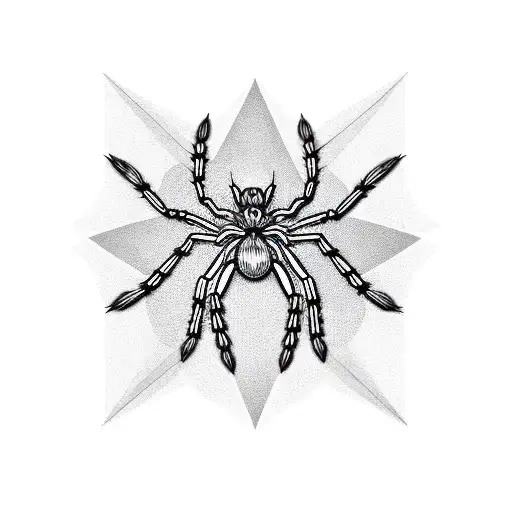 Spider With Pentagram
