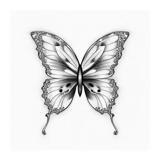 Butterfly's With Trigger Lilly's Wrapped In Sheet Music