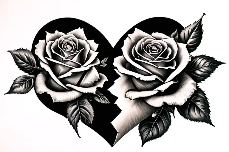 Wilted Rose Broken Heart