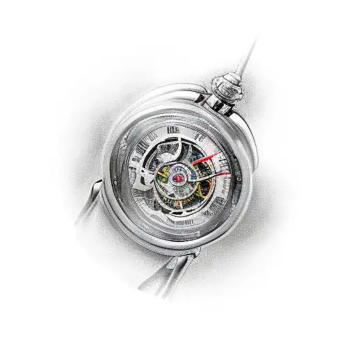 A Sleek Race Car Transformed Into A Mechanical Watch