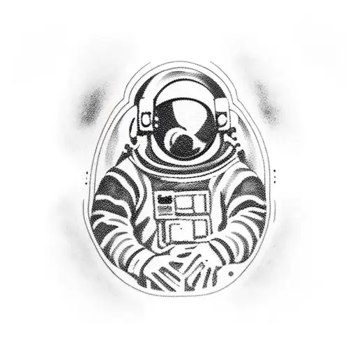 Astronaut With Sky Is The Limit