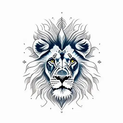 Lion Strong Yet Showing Vulnerability