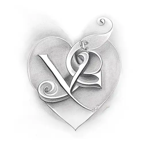 Love Symbol With Vinusha And Sreshta Names