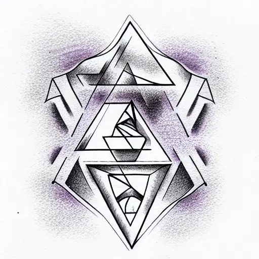 Triangle Purple Diamond