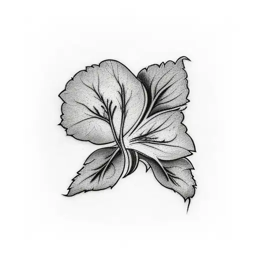 Vine Of Violets And Leaves For Collar Bone