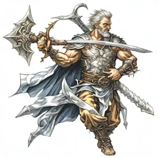 Sword Stars Dad Walking