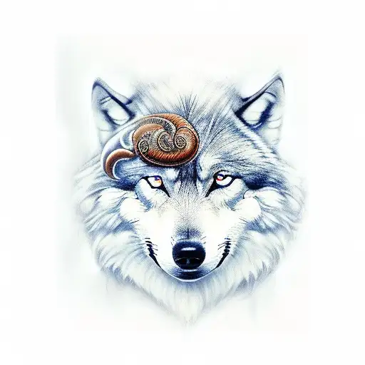 Zeus And Wolf And Fire