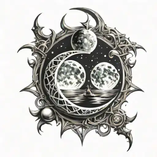 Kingdom Hearts Moon Merging Together
