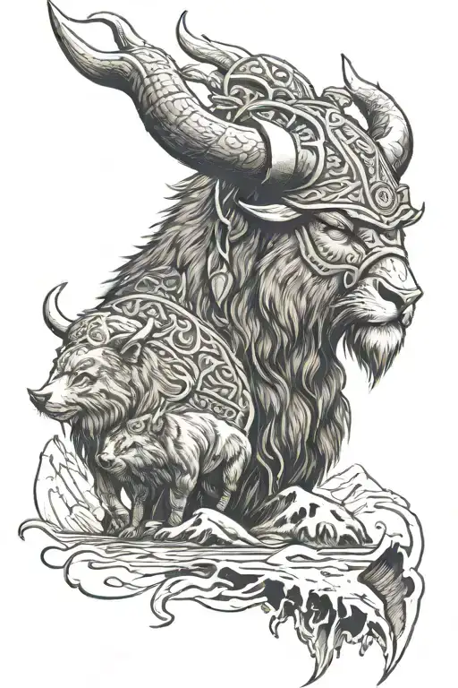 Viking Animals In Native Environments