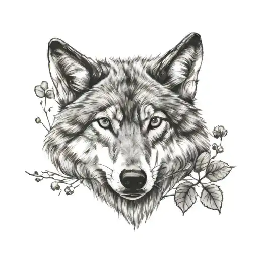 Wolf With Clover