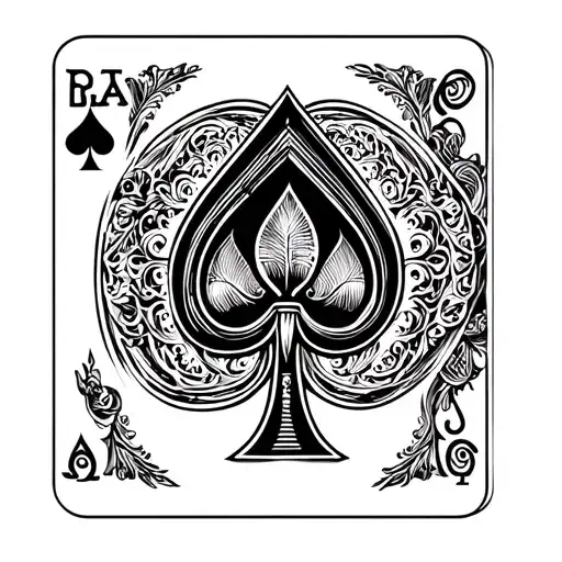 Beta Of Spades Symbol Made
