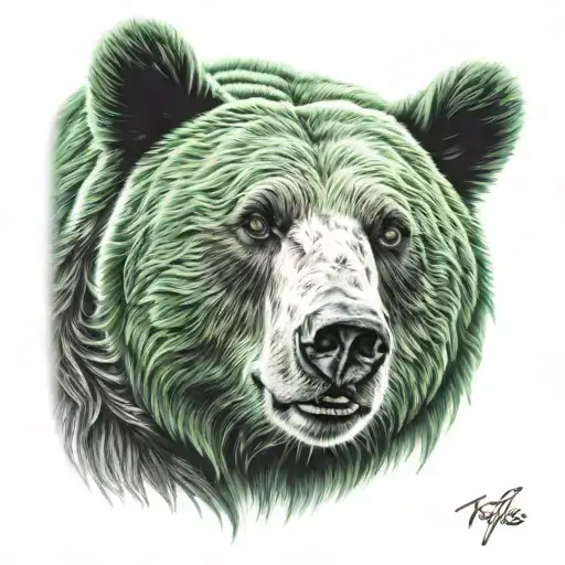 Bear With Green Eyes