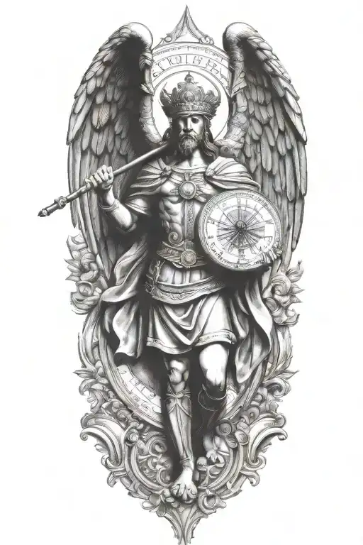 Saint Michel Victory Cronw Logo