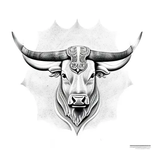 Bull In Roman Theme