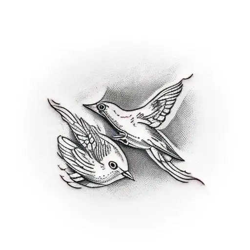 3 Little Birds On A Bay Leaves Crown