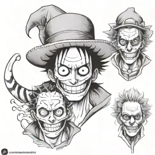 One Piece And Joker Face