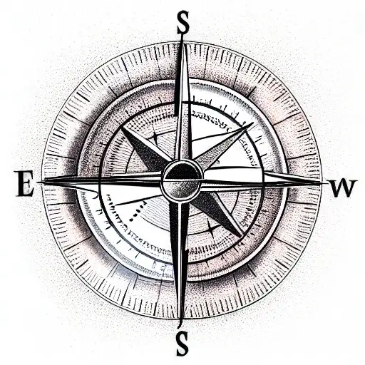 Earth On Compass