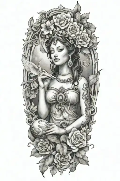 Goddess Of Luck Happiness Love