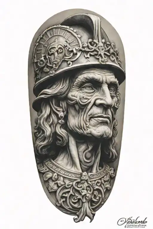 Saint Michel Vic Rattle Head Standing