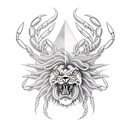 Crab With Lion Mane And Scorpion Tail