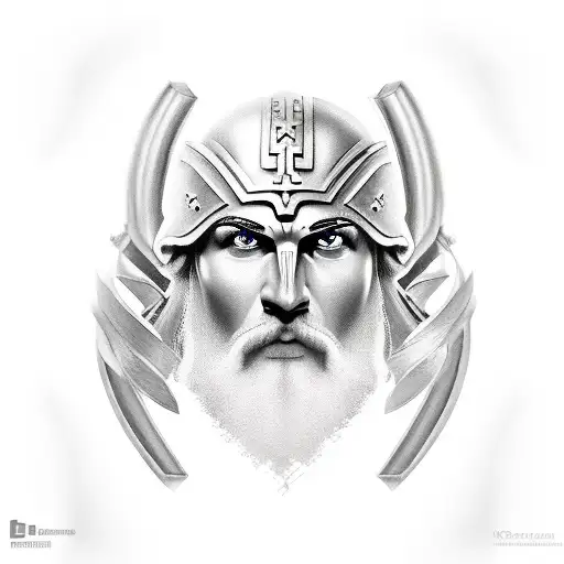 Greek Warrior Fighting