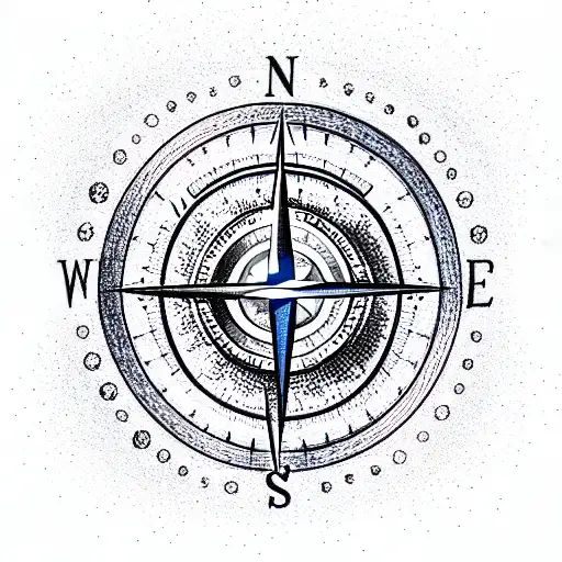 Earth With Compass