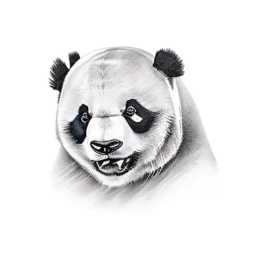 A Realistic Depiction Of A Panda Driving A Luxurious Car Through A Scenic Travel Destination