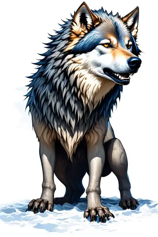 Fenrir Giant Wolf Norse Mythology
