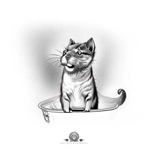 Cat With Dog And Capybara