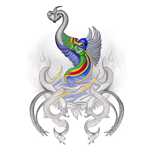 Phoenix Bird Capricorn Goat Pakistani'm