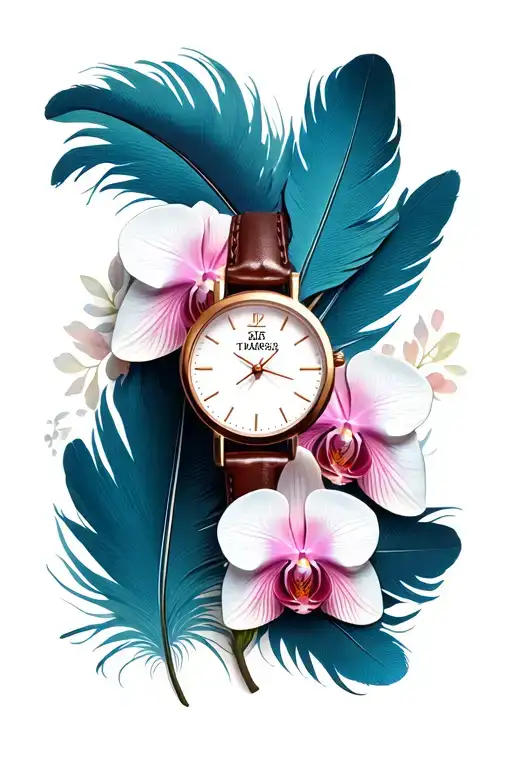 Orchid Feather Watch