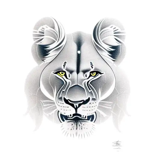 Lioness With Football