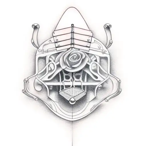 Guitar Inside The Arm Skin