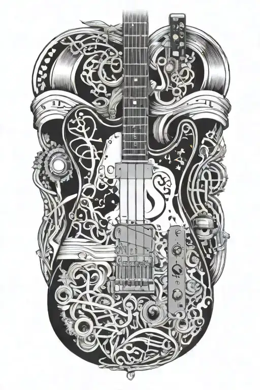 Preamp Tube And Telecaster Electric Guitar