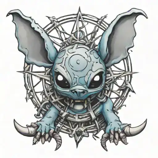 Stitch And Supernatural Anti Possession Symbol