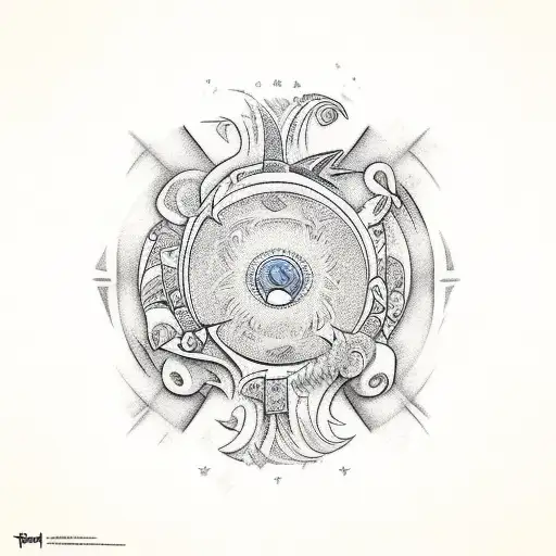 The Plot From The Cartoon Moana With The Main Characters In The Composition