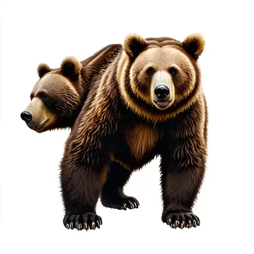 Jenna Jamison As A Bear Standing