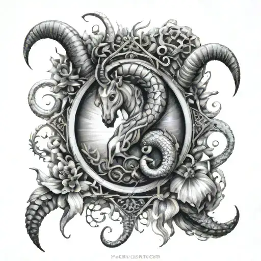 Capricorn Cancer Gemini Zodiac Sgin Combination