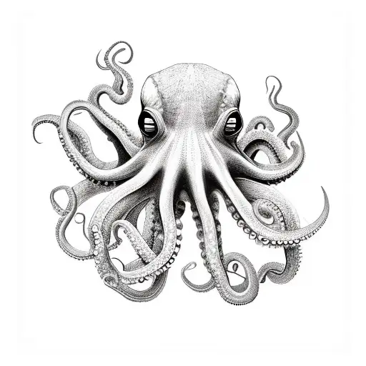 Scary Detailed Octopus
