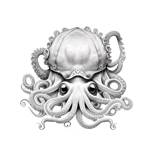 Alp Paisaje And Octopus