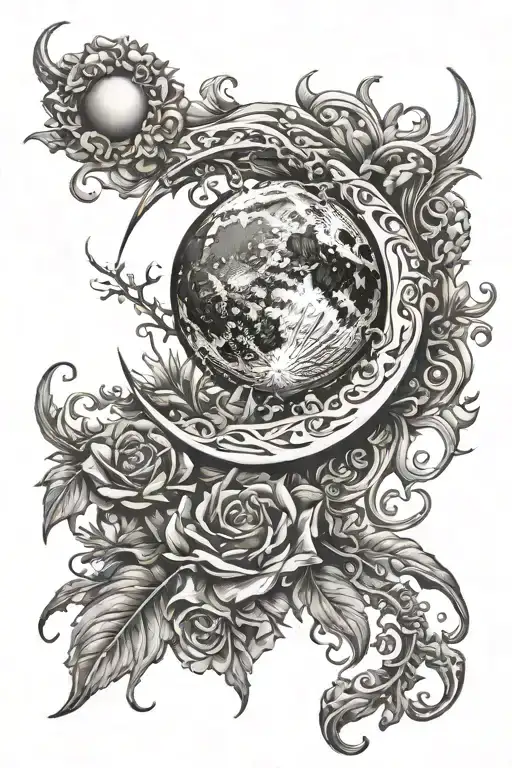 Moon With Carpe Diem