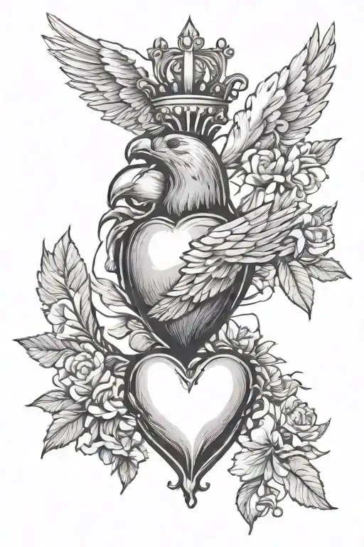 Sacred Heart And Dove