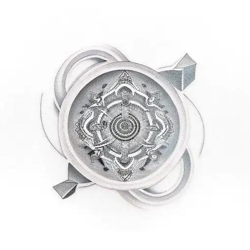 Ancient Symbol Forearm Tatto