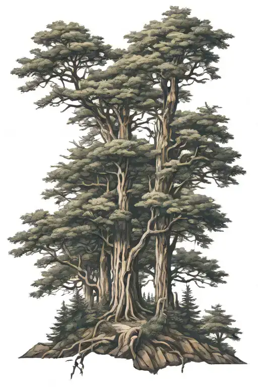 Forrest Tree Surrounded