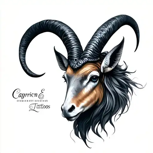 Capricorn Unique Tattoo Design