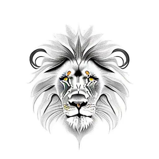 A Lion Playing A Grand Piano Surrounded By Greek Gods And Goddesses