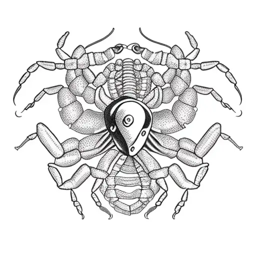 Scorpion With 77 On Tail