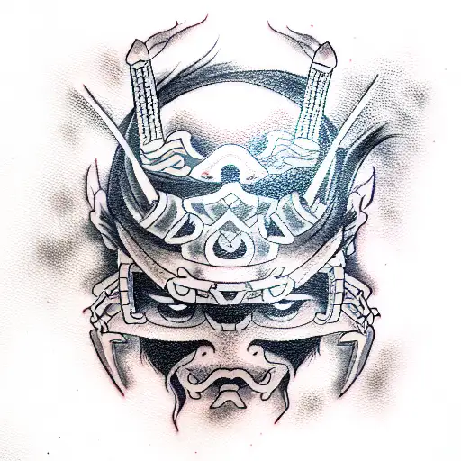 Samurai With Red Eyes