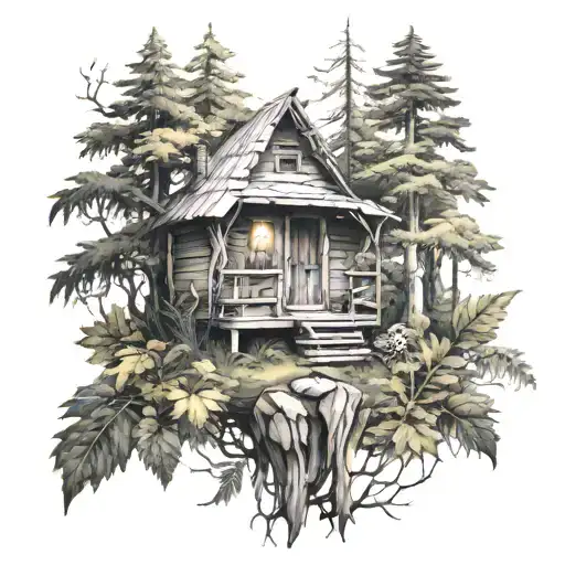 Hermit In The Forest