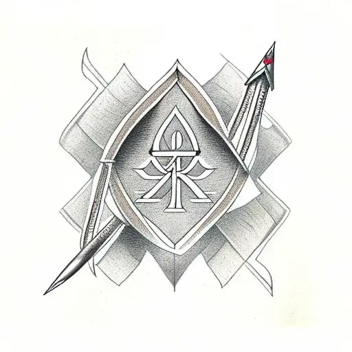 Arrow With Scriptures Inside It